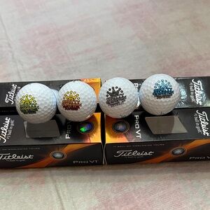 Scotty Cameron Titleist Pro V1 Golf Balls - Crown Logo (Set of 4 shown)
